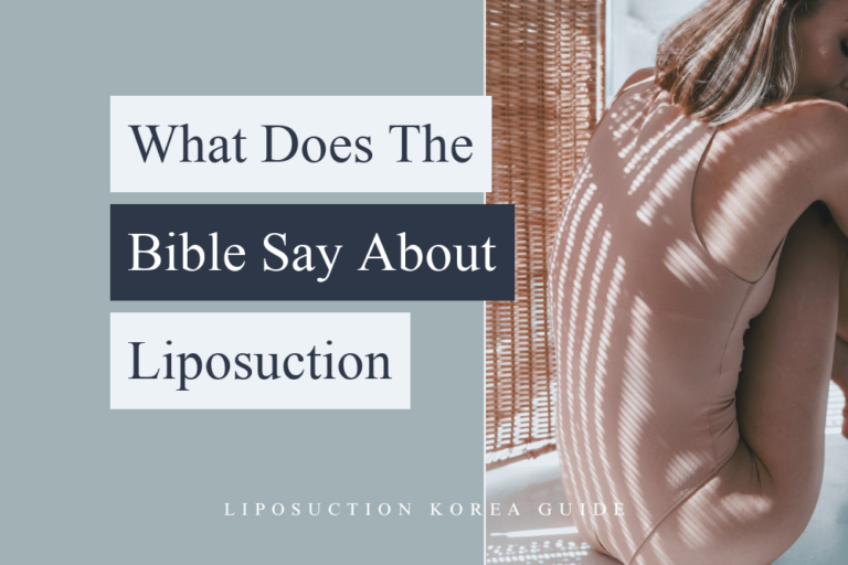 what does the bible say about liposuction